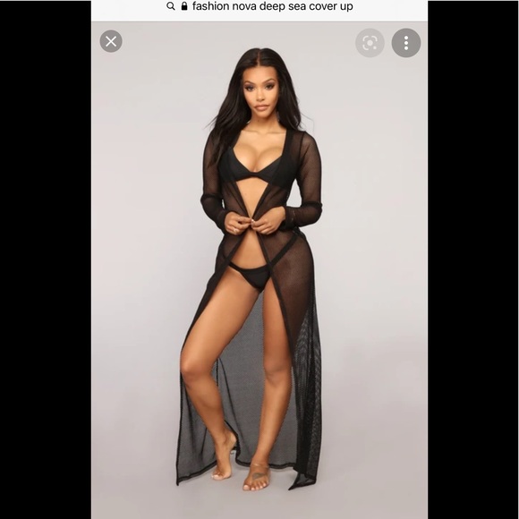 Fashion Nova Other - Fashion Nova Deep Sea Swim Coverup NWT